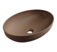 Mexen Cornelia lavabo à poser 50 x 37 cm, brun mat - 21885068 15895 5907709157507