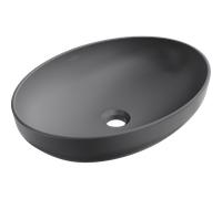 Mexen Cornelia lavabo à poser 50 x 37 cm, gris foncé mat - 21885071 15898 5907709157521