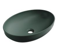 Mexen Cornelia lavabo à poser 50 x 37 cm, vert foncé mat - 21885047 15888 5907709157439