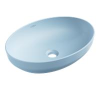 Mexen Cornelia lavabo sur comptoir 50 x 37 cm, bleu mat - 21885049 15890 5907709157453