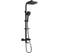 Mexen CQ33 ensemble de bain-douche avec pomme de douche et robinet thermostatique, noir - 779103395-70 2169 5907709142664