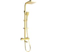 Mexen CQ45 ensemble bain-douche avec douche de tête et robinet thermostatique, doré - 779104595-50 2171 5907709142688