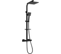 Mexen CQ45 ensemble de douche mural avec pommeau et mitigeur thermostatique, noir - 772504595-70 2056 5907709142053