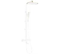 Mexen CQ49 ensemble bain-douche avec douche de tête et mitigeur thermostatique, blanc/or - 779104995-25 2173 5907709142701