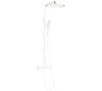 Mexen CQ49 ensemble de douche encastré avec pomme de douche et robinet thermostatique, blanc/or - 772504995-25 2058 5907709142060