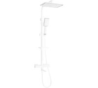 Mexen CQ54 ensemble baignoire-douche avec douche à effet pluie et robinet thermostatique, blanc/chrome - 779105495-21 2176 5907709142749