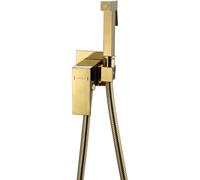 Mexen Cube mitigeur de bidet encastré avec ensemble ponctuel, or - 7599150-50 16066 5907709156203