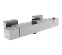 Mexen Cube mitigeur de douche thermostatique, gris canon brossé - 77250-66 332 5907709118881