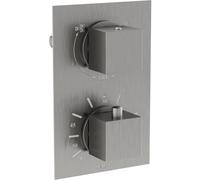 Mexen Cube Mitigeur thermostatique bain-douche 2 sorties, graphite - 77502-66 399 5907709119024