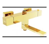 Mexen Cube mitigeur thermostatique bain-douche, doré - 77910-50 445 5907709119246