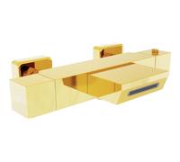 Mexen Cube robinet de baignoire thermostatique, doré - 77360-50 383 5907709118959