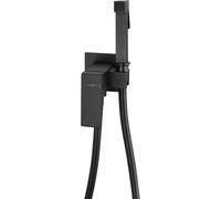 Mexen Cube robinet de bidet encastré avec ensemble point, noir - 7599150-70 16067 5907709156210