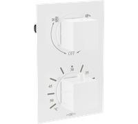 Mexen Cube robinet thermostatique de baignoire-douche à 2 voies, blanc - 77502-20 395 5907709118997