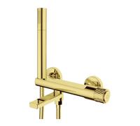 Mexen Diamond mitigeur de baignoire avec ensemble de douche, doré - 71530-50 4553 5907709192430