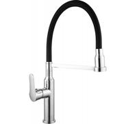 Mexen Edna robinet de cuisine, chrome/noir - 672900-00 4222 5907709174375