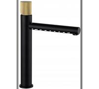 Mexen Elba One robinet de lavabo haut, noir/doré - 74111-75 4589 5907709112681