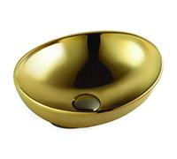 Mexen Elza lavabo de comptoir 40 x 33 cm, doré - 21014088 1182 5903163382202