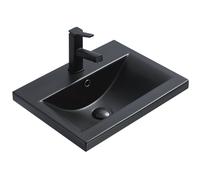 Mexen Emma lavabo encastré dans le plan 51 x 39 cm, noir mat - 25055185 2268 5907709190689