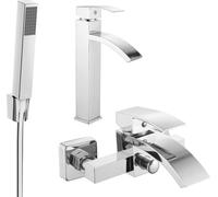 Mexen Ensemble de bain Libra R77, Chrome - 745113R77-00