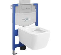 Mexen ensemble encastré WC châssis Fenix XS-U avec cuvette WC Margo, blanc brillant - 6853342XX00 13021 5907709163621