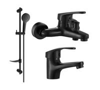 Mexen Erica DF05 ensemble de baignoire, noir - 746403DF05-70 5464 5907709184695
