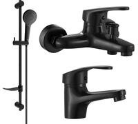 Mexen Erica DF05 set de douche, Noir - 746403DF05-70