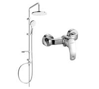 Mexen Erik ensemble de douche apparent avec pomme de douche et mitigeur de douche Fabia, chromé - 746540205-00 6121 5907709182042