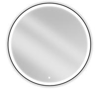 Mexen Esso miroir de salle de bain éclairé, rond 100 cm, LED 6000K, antibuée, cadre noir - 9825-100-100-611-70 25715 5905315069344