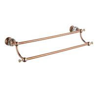 Mexen Estela porte-serviettes double, or rose - 7011525-60 310 5907709120013