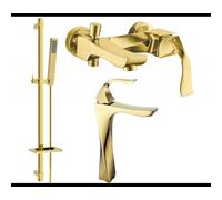 Mexen Estrella DQ02 ensemble de bain, doré - 72313DQ02-50 3370 5907709198937