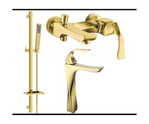 Mexen Estrella DQ02 ensemble de bain, doré - 72313DQ02-50 3370 5907709198937