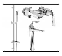 Mexen Estrella Ensemble de bain DQ02, chrome - 72313DQ02-00 3369 5907709198920