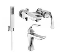 Mexen Estrella R02 ensemble de bain, chrome - 72303R02-00 3366 5907709198890