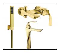 Mexen Estrella R02 ensemble de bain, doré - 72313R02-50 3373 5907709198968