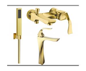Mexen Estrella R02 ensemble de bain, doré - 72313R02-50 3373 5907709198968