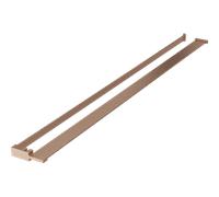 Mexen étagère pour paroi de douche avec barre porte-serviettes, cuivre brossé - 800-02-65 50004 5905315077165