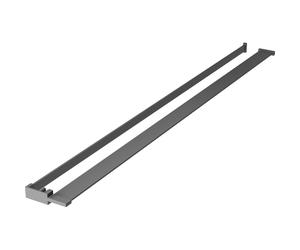 Mexen étagère pour paroi de douche avec barre pour serviette, métal noir - 800-02-95 50006 5905315078506