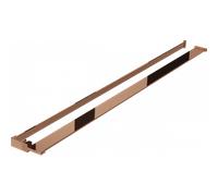 Mexen étagère pour paroi de douche avec barre pour serviettes, or rose - 800-02-60 14248 5907709168787