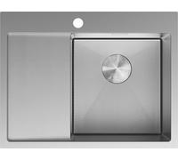 Mexen Exar évier en acier avec égouttoir droit 620 x 480 mm, inox HC - 6432621005P-01HC