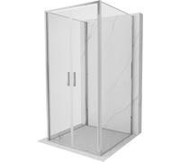 Mexen Exo-3S cabine de douche à 3 parois pivotante 100 x 100 cm, transparent, chrome - 814-100-100-01-00-3S 96561 5905315138057