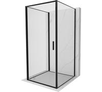 Mexen Exo-3S cabine de douche à 3 parois pivotante 100 x 100 cm, transparente, noire - 817-100-100-70-00-3S 97179 5905315141552