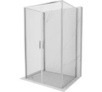 Mexen Exo-3S Cabine de douche à trois parois, portes pivotantes 90 x 120 cm, transparent, chromé - 814-090-120-01-00-3S 96568 5907931001944