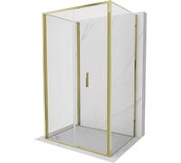 Mexen Exo-3S cabine de douche pliable à 3 parois 70 x 95 cm, transparent, or - 816-070-095-50-00-3S 96791 5905315139467