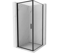Mexen Exo-B cabine de douche pivotante 75 x 75 cm, transparente, noire - 817-075-075-70-00 54104 5905315405364