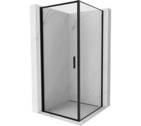 Mexen Exo-B cabine de douche pivotante 85 x 85 cm, transparent, noir - 817-085-085-70-00 54120 5905315405524
