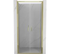 Mexen Exo-B Duo portes de douche doubles à battant 70 cm, transparent, doré - 814-070-000-50-00 59051 5905315970299