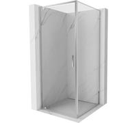 Mexen Exo-BR cabine de douche pivotante 100 x 100 cm, transparent, chromé - 8181-100-100-01-00 54249 5905315406255