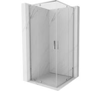 Mexen Exo cabine de douche carrée pivotante 90 x 90 cm, transparent, chromé - 8110-090-090-01-00 54931 5905315937933