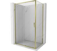 Mexen Exo cabine de douche coulissante 150 x 70 cm, transparent, doré - 8151-150-070-50-00 58764 5905315570598