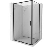Mexen Exo cabine de douche pivotante 105 x 85 cm, transparent, noir - 819-105-085-70-00 54799 5905315408846